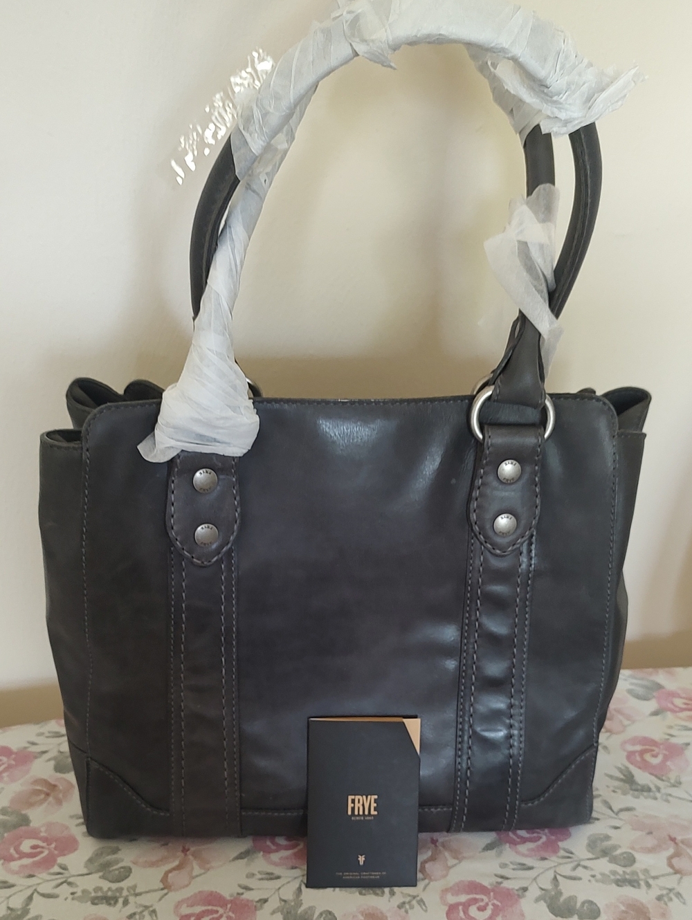 Frye Melissa Tote Gray